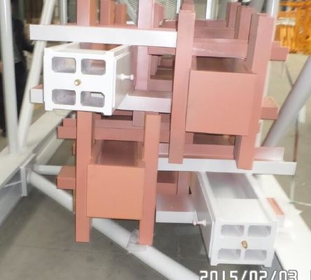Peinture époxy en acier fixant les angles pour la grue de tour Comedil