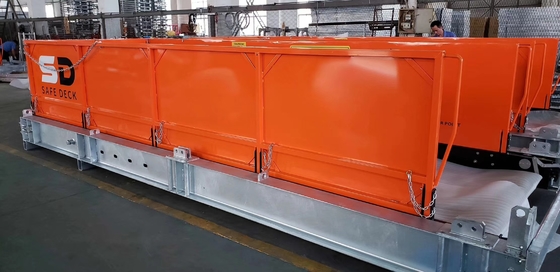 Matériau rétractable Carrière 4200 mm Largeur Plateformes de chargement de construction MLP4200