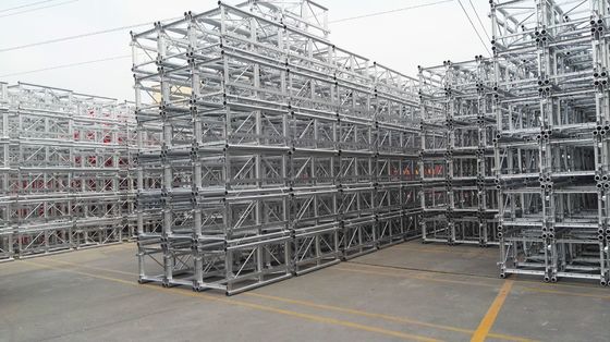 Bon prix Trois vis à prise hexagonale tuyaux en acier 6,0 mm section de mât pour le levage du bâtiment en ligne