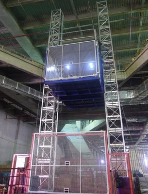 Bon prix Produits à double mât 30 m/min Site de construction Ascenseur de levage dans l'entrepôt en ligne
