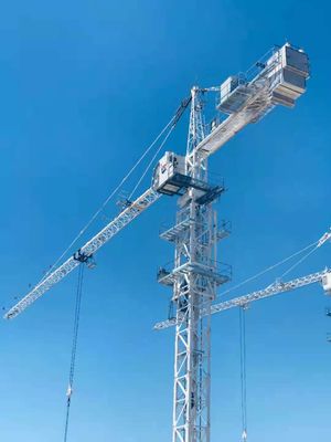 Bon prix Topkit Jib 50 mètres 6 tonnes construction tour grue avec cage de télescope en ligne