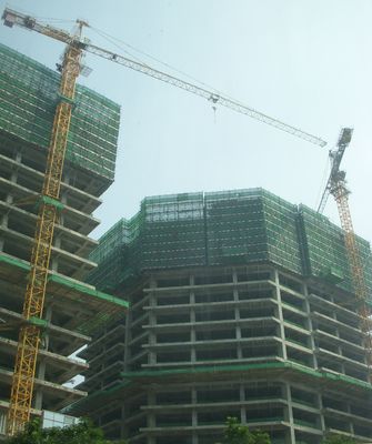 Bon prix Dispositif de surveillance de la sécurité 6 tonnes grue à tour fixe, 50m Qtz63 grue à tour en ligne