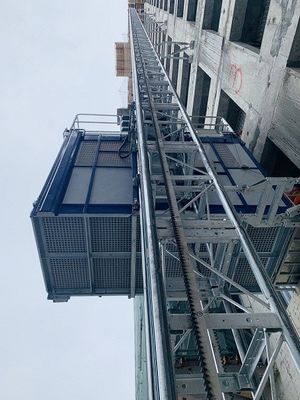 Site de construction 500m 46m/min Passagers et matériel de levage avec climatisation