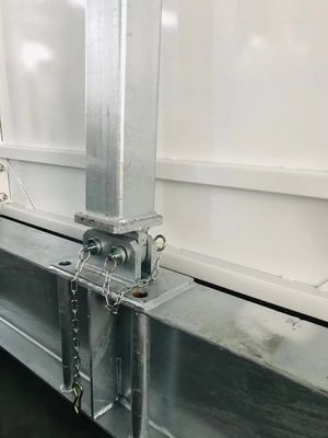 Deck de chargement de 5 tonnes, plateforme de chargement rétractable pour sablage.