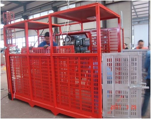 Bon prix Cage à toit ouvert 2 tonnes 22 m/min Matériel de construction Levé dans le chantier du chantier du chantier en ligne