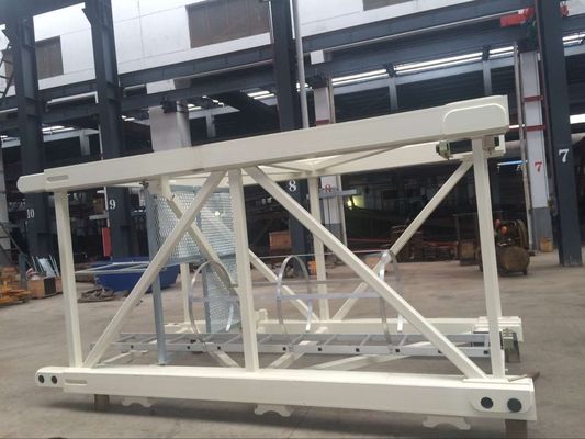 Bon prix 3740 mm section de mât peinture époxy tour grue pièces détachées en ligne
